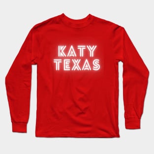 Katy, Texas GLOW Long Sleeve T-Shirt